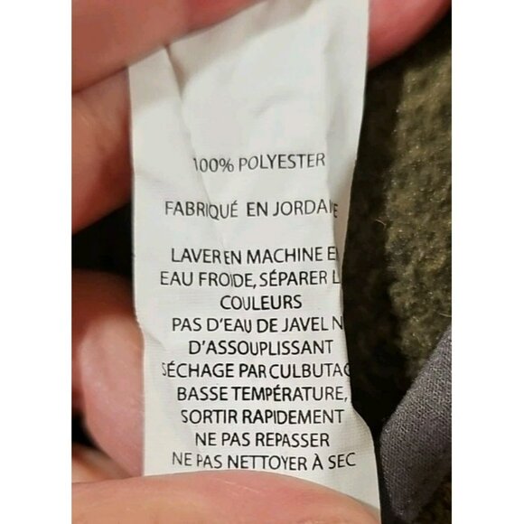 L.L. Bean Sweater Fleece Pullover Men Size XL Fitted Olive Green Warm Comfy - Picture 5 of 8